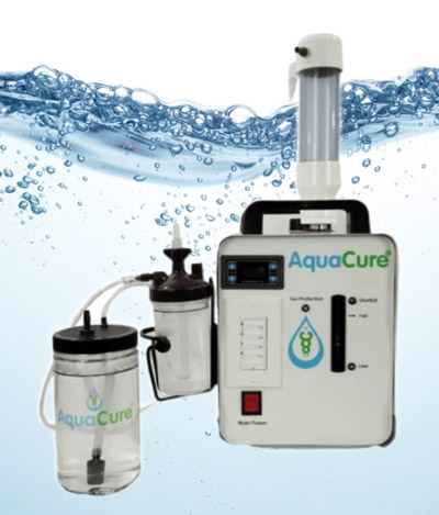 Máquina AquaCure AC50 con torre de seguridad
